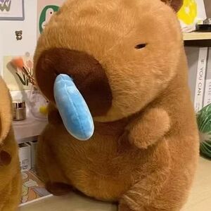 Cute Capybara Soft plush Toy 10”H Running Nose